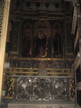 transetto sinistro - paliotto con storie della Vergine, Domenico Marinelli e Matteo Tregio